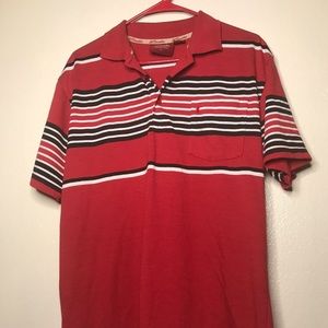 Lada striped shirt short sleeve polo